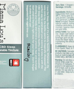 CBD Sleep Cannabis Tincture (30ml) | Mama Lou’s