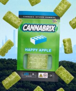 Happy Apple (Green Apple) - 400mg Gummies | Cannabrix