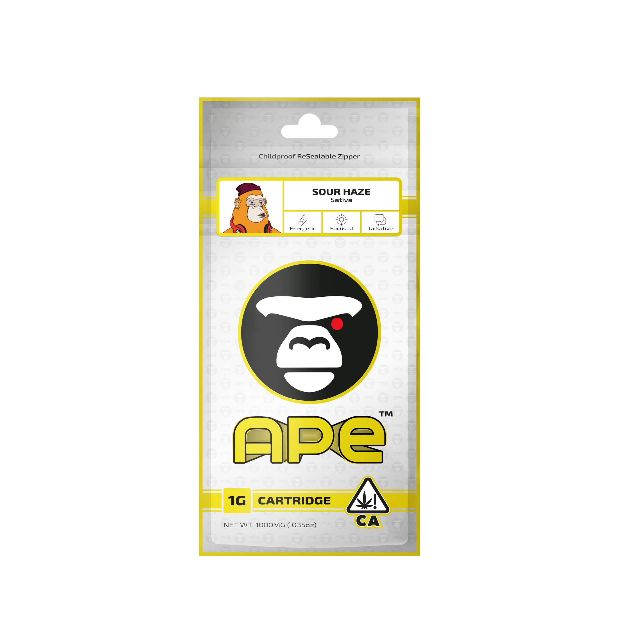 Sour Haze – 1g Live Resin Disposable Vape | APE