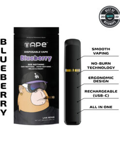 Blueberry – 1g Live Resin Disposable Vape | APE