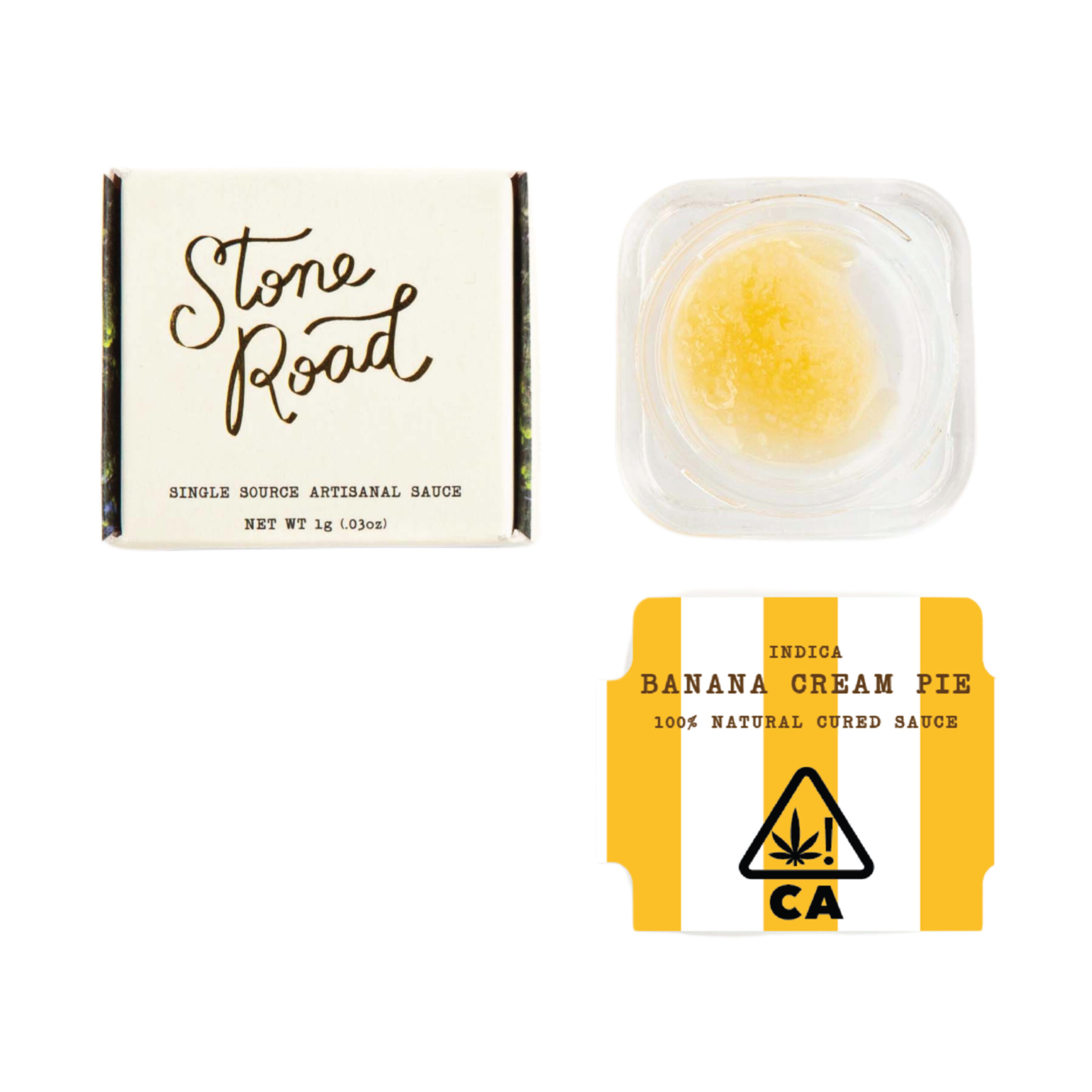 Banana Cream Pie - 1g Indica Sauce | Stone Road